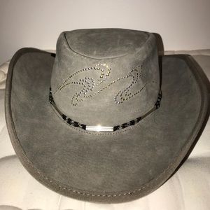 Head’ N Home Hats Gray Suede Cowboy Hat